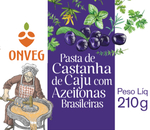 Pasta de Castanha de Caju com Azeitonas Brasileiras